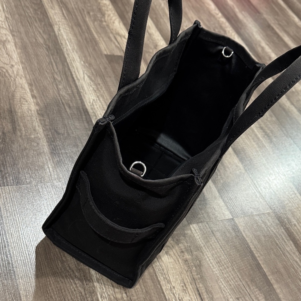 Marc Jacobs Small Black Tote with White Lettering - Picture 4 of 12
